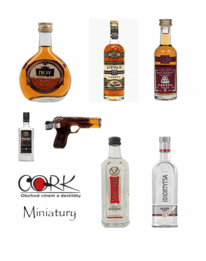 Miniatury destilátů